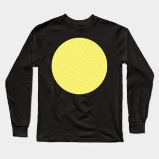 Lemon Bubbles. A simple, modern design in lemon and white. Long Sleeve T-Shirt